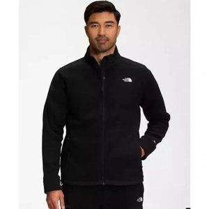 The North Face Mens Black Fleece Jacket Full Zip Size XL